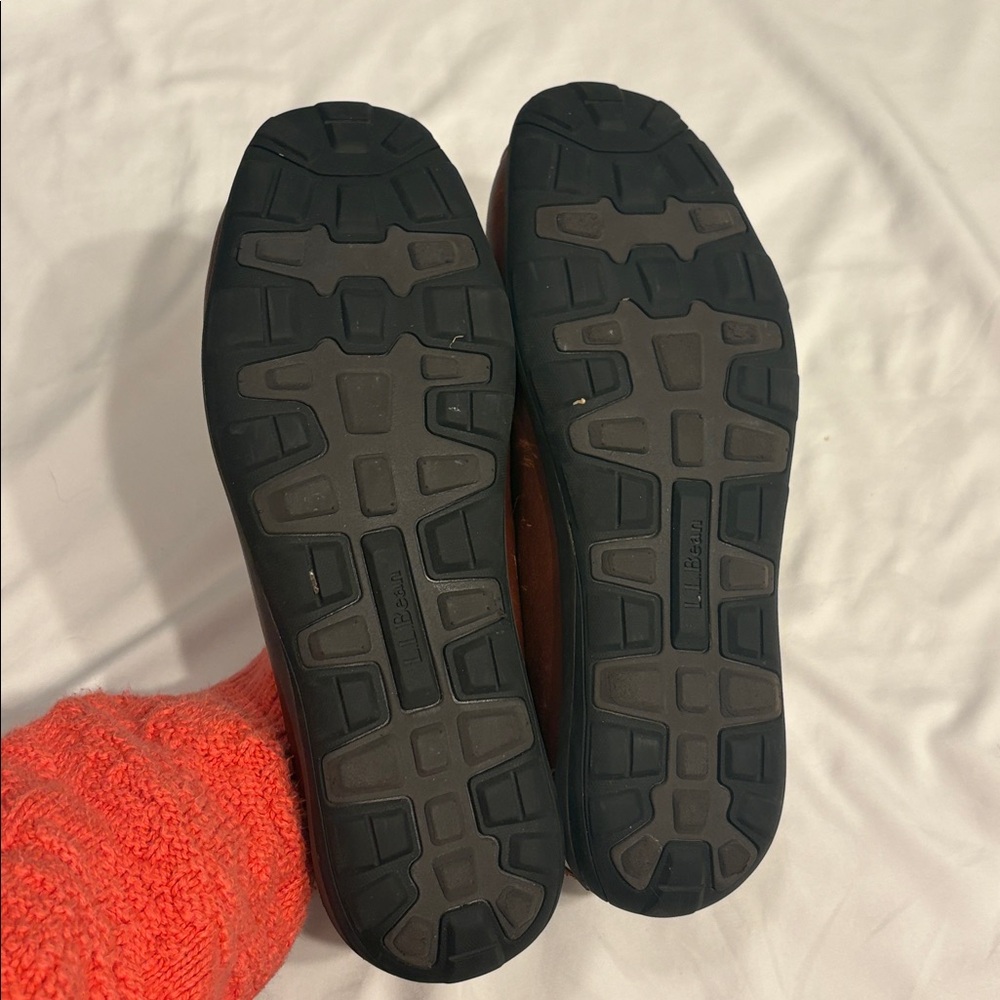 L.L. Bean 10W Men’s Leather Moc Boat / Driving Shoe - Picture 6 of 7